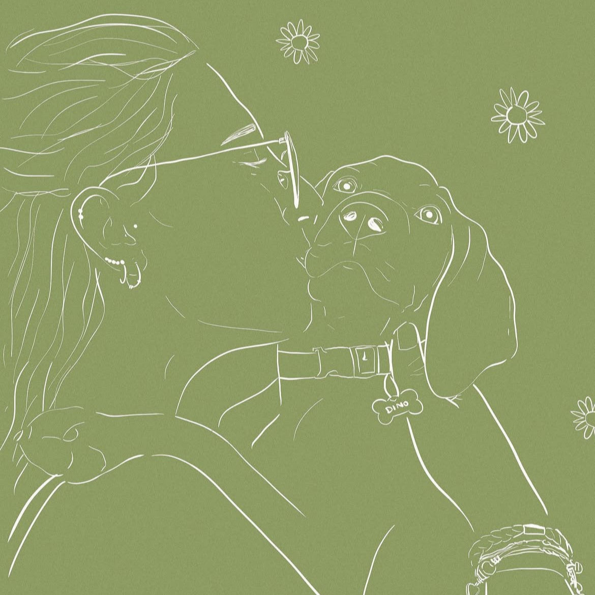 Persoonlijke illustratie | 2 personen