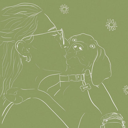 Persoonlijke illustratie | 2 personen
