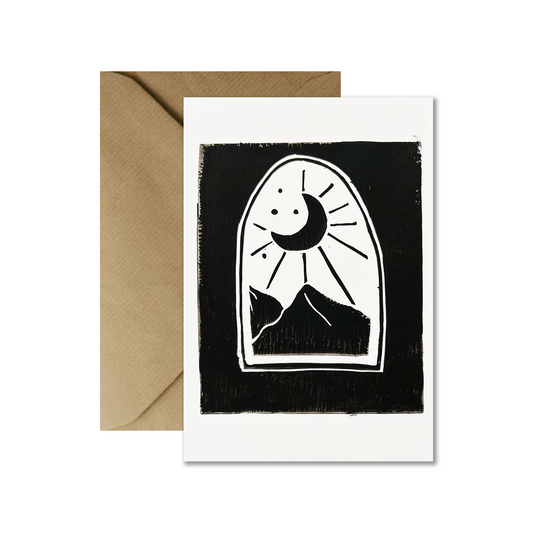 Nightglow | Kaart Linoprint