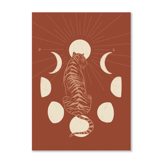 Tiger & Moon | Poster